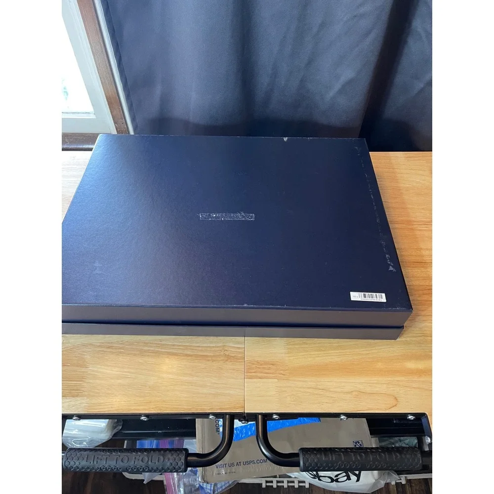 Ralph Lauren Large Navy Blue Gold Logo Gift Presentation‎ Box 19.5x14.25x3.5
